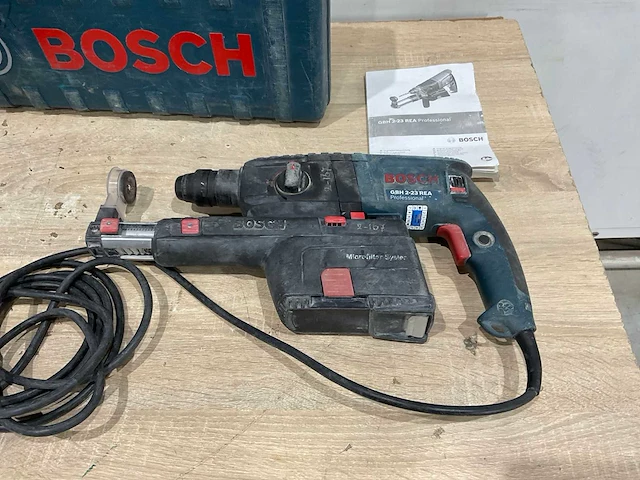 Bosch gbh-2-23 rea boormachine met extra afzuiging - afbeelding 4 van  7