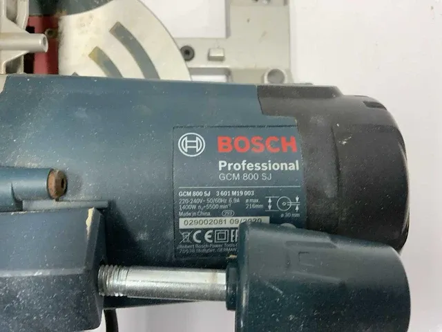 Bosch gcm 800 sj afkortzaag - afbeelding 4 van  6