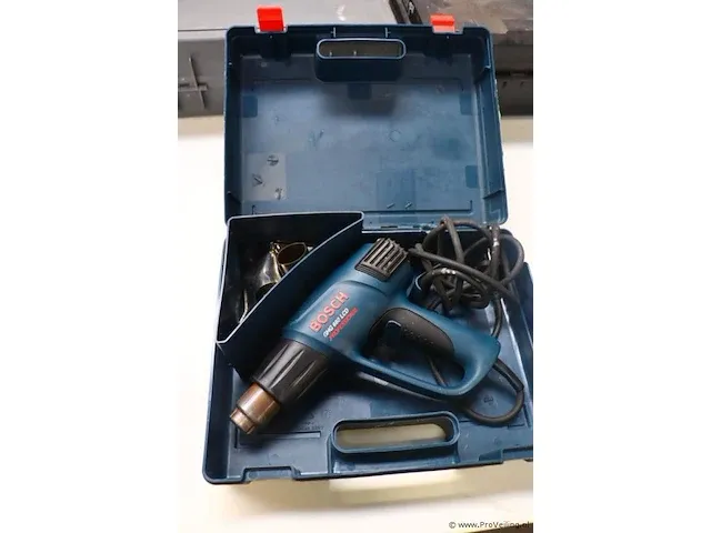 Bosch ghg 660 lcd verfbrander in koffer - afbeelding 1 van  2