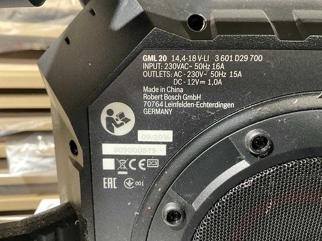 Bosch gml 20 radio - afbeelding 6 van  6