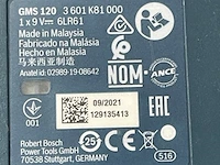 Bosch gms 120 sensor 3601 k81 000 - afbeelding 2 van  2
