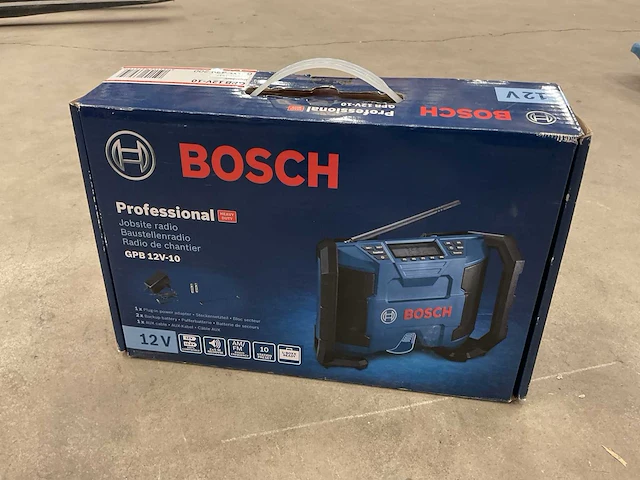 Bosch gpn 12v-10 12v accu-bouwradio - afbeelding 2 van  2