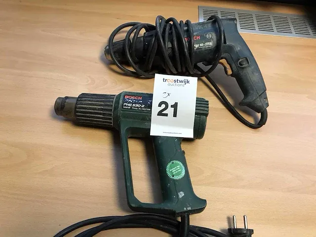 Bosch grm10-2re boormachine en verfbrander - afbeelding 1 van  4