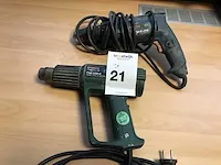 Bosch grm10-2re boormachine en verfbrander - afbeelding 1 van  4