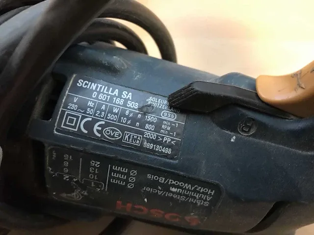 Bosch grm10-2re boormachine en verfbrander - afbeelding 3 van  4