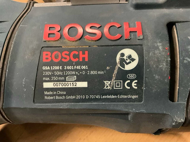 Bosch gsa 1200 e reciprozaag - afbeelding 2 van  4