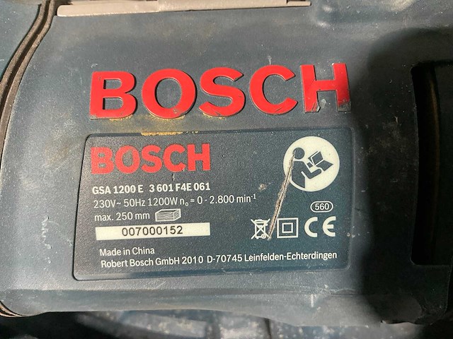 Bosch gsa 1200e reciprozaag - afbeelding 4 van  4