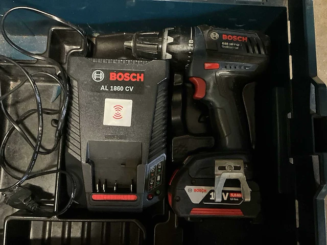 Bosch gsr 18v-li boormachine - afbeelding 2 van  3