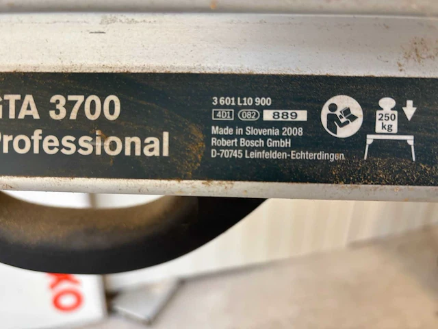 Bosch gta 3700 professional afkortzaag - afbeelding 3 van  16
