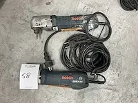 Bosch gwb 10re haakse boormachine (2x) - afbeelding 1 van  4
