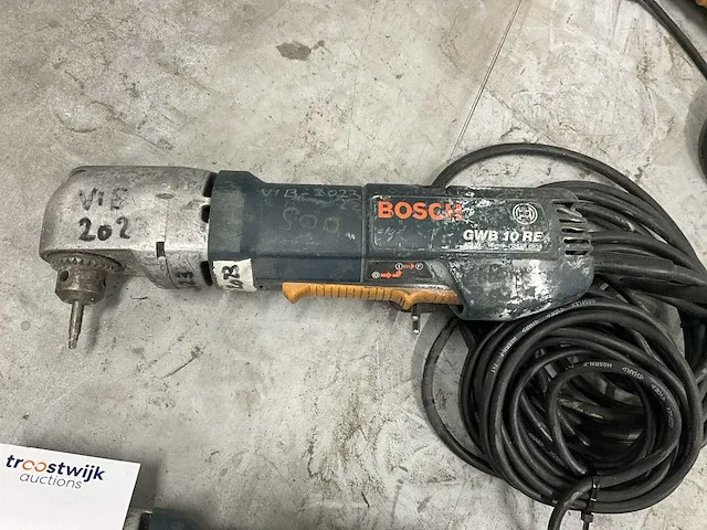 Bosch gwb 10re haakse boormachine (2x) - afbeelding 2 van  4