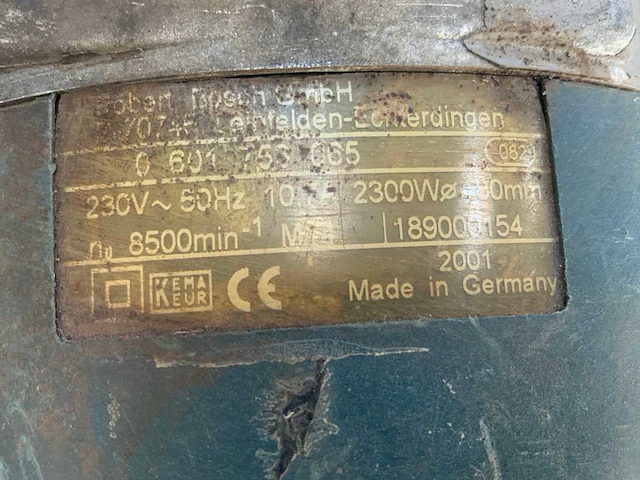 Bosch gws 23-180 haakse slijpmachine - afbeelding 3 van  5