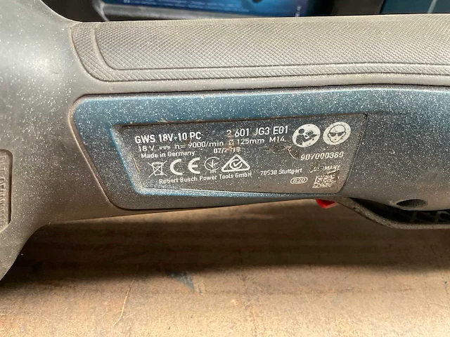 Bosch gws haakse slijpmachine - afbeelding 4 van  6