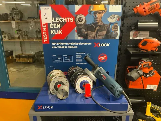 Bosch gwx 10-125 haakse slijpmachine - afbeelding 1 van  4