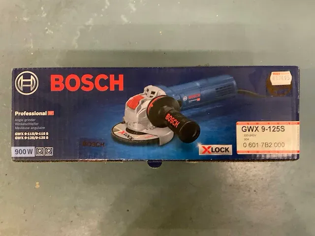 Bosch gwx 9-125s haakse slijpmachine - afbeelding 1 van  3