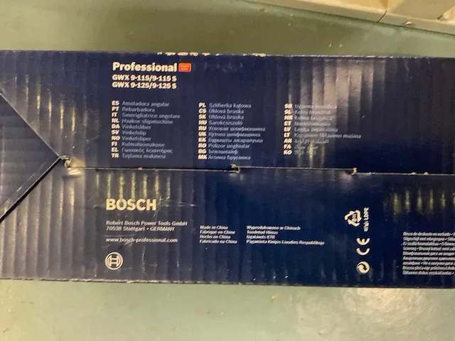 Bosch gwx 9-125s haakse slijpmachine - afbeelding 3 van  3
