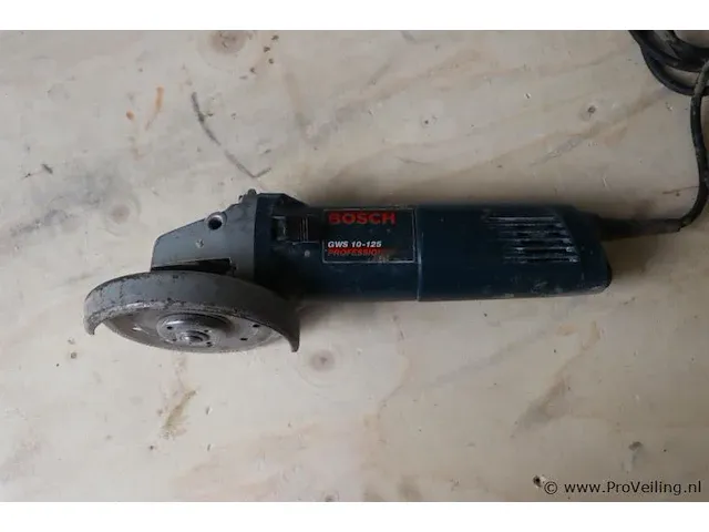 Bosch haakse slijper, elektrisch type gws 10-125 professional - afbeelding 3 van  4