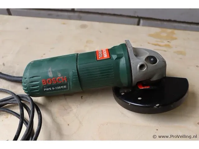 Bosch haakse slijper, elektrisch type pws -9-125ce - afbeelding 2 van  4