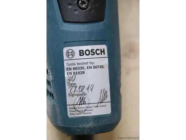 Bosch haakse slijper type gws 15-125 professional - afbeelding 3 van  3