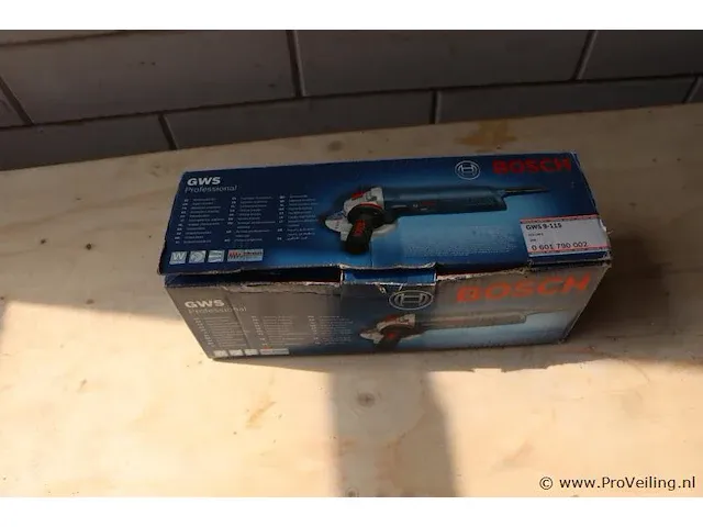 Bosch haakse slijper type gws-9-115 - afbeelding 1 van  3