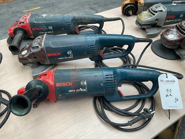 Bosch haakse slijpmachine (3x) - afbeelding 1 van  1