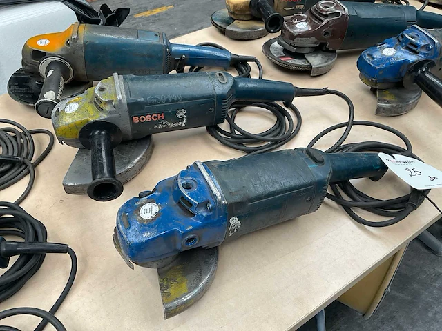 Bosch haakse slijpmachine (3x) - afbeelding 1 van  1