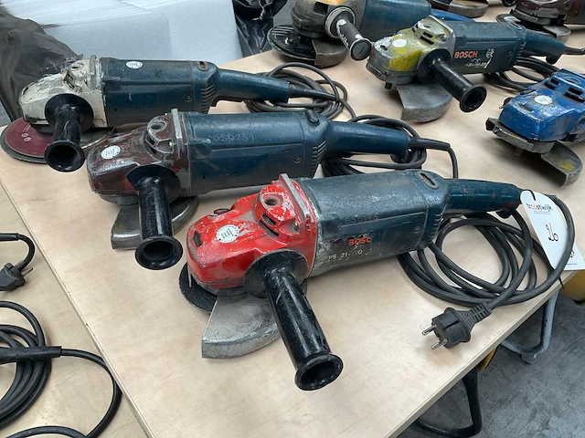 Bosch haakse slijpmachine (3x) - afbeelding 1 van  1