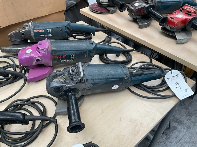 Bosch haakse slijpmachine (3x) - afbeelding 1 van  1