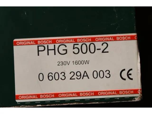 Bosch heteluchtpistool type phg 500-2 - afbeelding 3 van  3