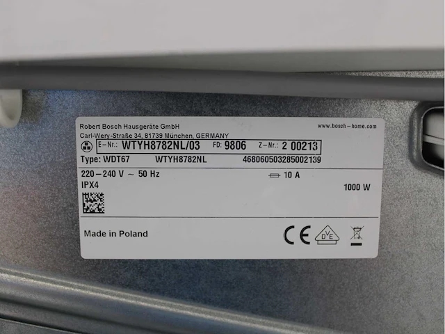 Bosch homeprofessional i-dos wifi wasmachine & bosch homeprofessional selfcleaning condenser wasdroger - afbeelding 8 van  8