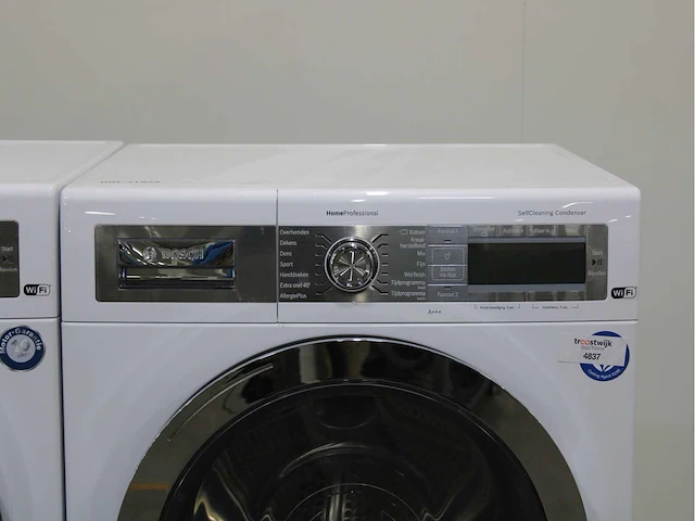 Bosch homeprofessional i-dos wifi wasmachine & bosch homeprofessional selfcleaning condenser wifi wasdroger - afbeelding 6 van  8