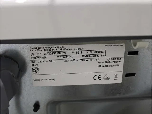 Bosch homeprofessional wasmachine & bosch homeprofessional selfcleaning condenser a++ droger - afbeelding 5 van  8
