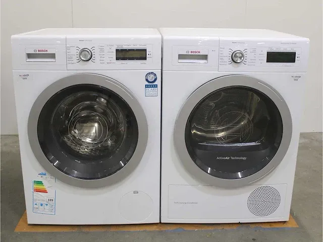 Bosch homeprofessional wasmachine & bosch homeprofessional selfcleaning condenser a++ droger - afbeelding 1 van  8