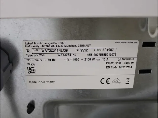 Bosch homeprofessional wasmachine & bosch homeprofessional selfcleaning condenser a++ droger - afbeelding 5 van  8