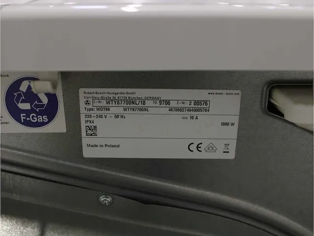 Bosch homeprofessional wasmachine & bosch homeprofessional selfcleaning condenser a++ droger - afbeelding 8 van  8