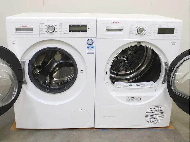 Bosch homeprofessional wasmachine & bosch homeprofessional selfcleaning condenser droger - afbeelding 2 van  8