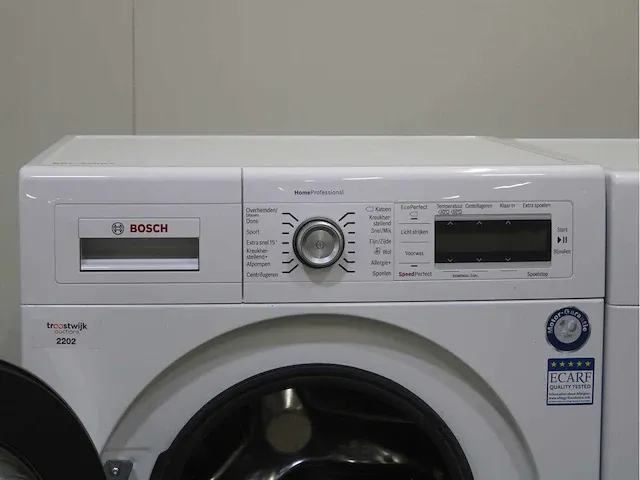 Bosch homeprofessional wasmachine & bosch homeprofessional selfcleaning condenser droger - afbeelding 3 van  8