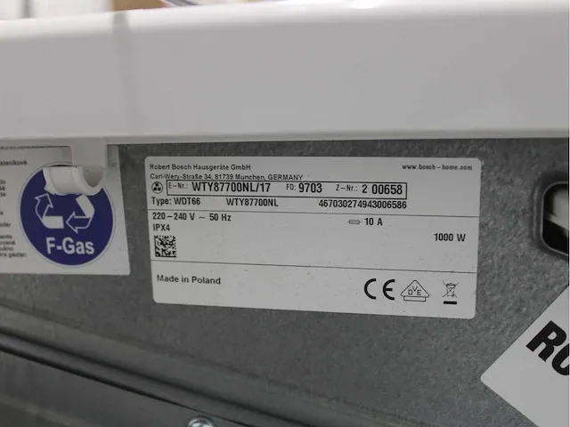 Bosch homeprofessional wasmachine & bosch homeprofessional selfcleaning condenser droger - afbeelding 8 van  8