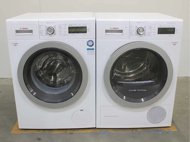 Bosch homeprofessional wasmachine & bosch homeprofessional selfcleaning condenser wasdroger - afbeelding 1 van  8