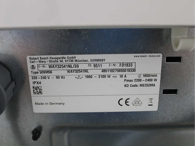 Bosch homeprofessional wasmachine & bosch homeprofessional selfcleaning condenser wasdroger - afbeelding 5 van  8