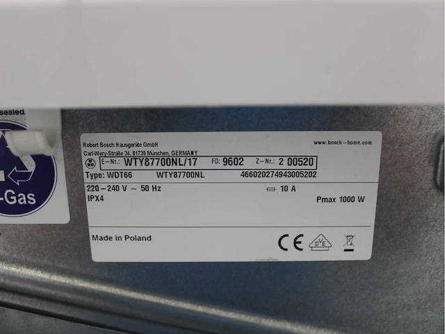 Bosch homeprofessional wasmachine & bosch homeprofessional selfcleaning condenser wasdroger - afbeelding 8 van  8