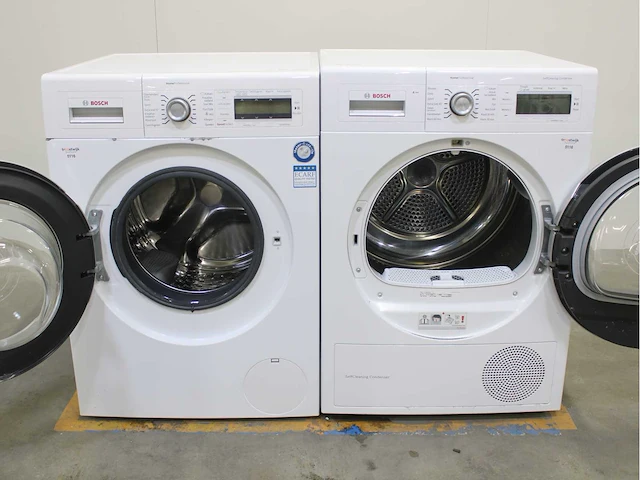 Bosch homeprofessional wasmachine & bosch homeprofessional selfcleaning condenser wasdroger - afbeelding 2 van  8