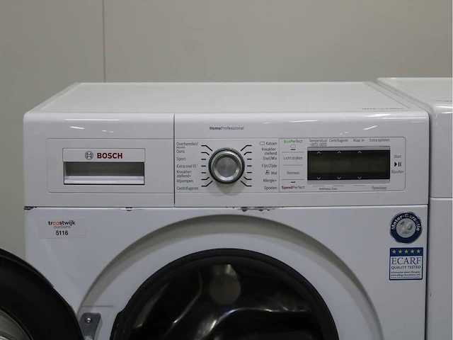 Bosch homeprofessional wasmachine & bosch homeprofessional selfcleaning condenser wasdroger - afbeelding 3 van  8