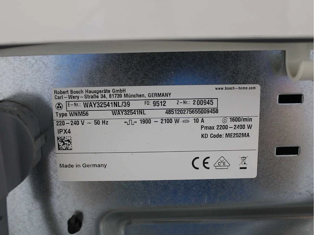 Bosch homeprofessional wasmachine & bosch homeprofessional selfcleaning condenser wasdroger - afbeelding 5 van  8