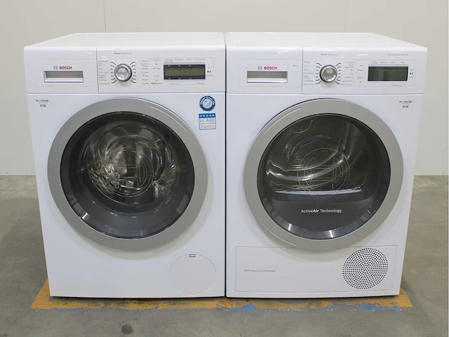Bosch homeprofessional wasmachine & bosch homeprofessional selfcleaning condenser wasdroger - afbeelding 1 van  8