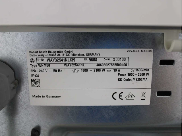 Bosch homeprofessional wasmachine & bosch homeprofessional selfcleaning condenser wasdroger - afbeelding 5 van  8