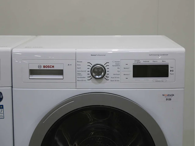 Bosch homeprofessional wasmachine & bosch homeprofessional selfcleaning condenser wasdroger - afbeelding 6 van  8