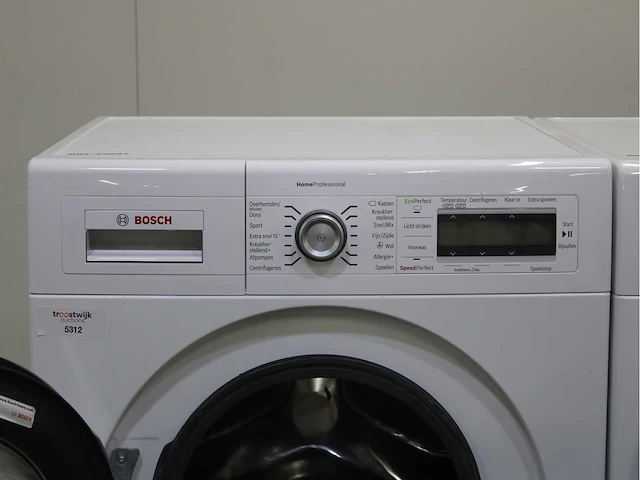 Bosch homeprofessional wasmachine & bosch homeprofessional selfcleaning condenser wasdroger - afbeelding 3 van  8