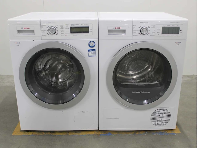 Bosch homeprofessional wasmachine & bosch homeprofessional selfcleaning condenser wasdroger - afbeelding 1 van  8