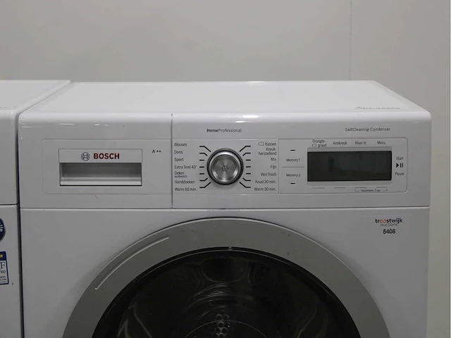 Bosch homeprofessional wasmachine & bosch homeprofessional selfcleaning condenser wasdroger - afbeelding 6 van  8